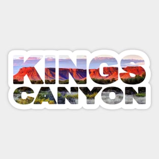 KINGS CANYON - Northern Territory Sunset Glow Sticker